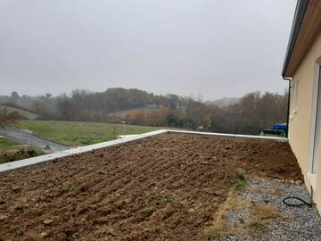 Démolition d'un enrochement et création d'un mur en lego béton