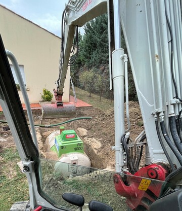 Mise en place d'une micro station sur Saint Germain- Mise aux normes Assainissement